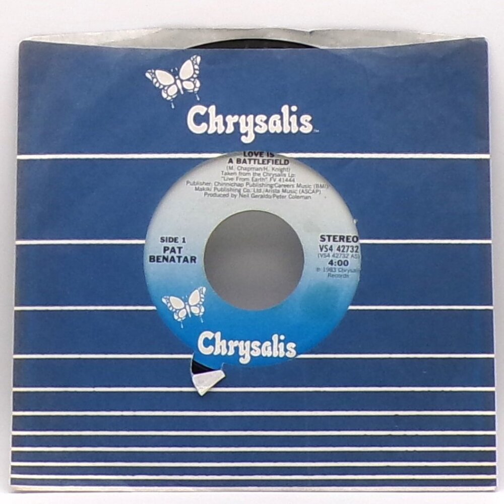 Love Is A Battlefield/Hell Is For Children (Live Version) by Pat Benatar 45